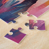 Belle girafe  ジグソーパズル (側面)