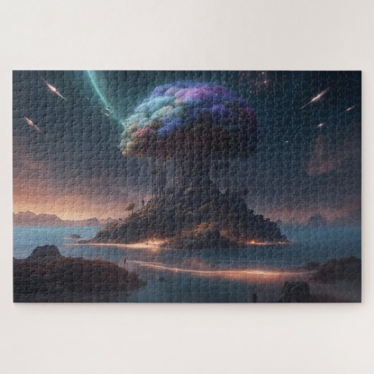 Belle île sous les étoiles ジグソーパズル (横)