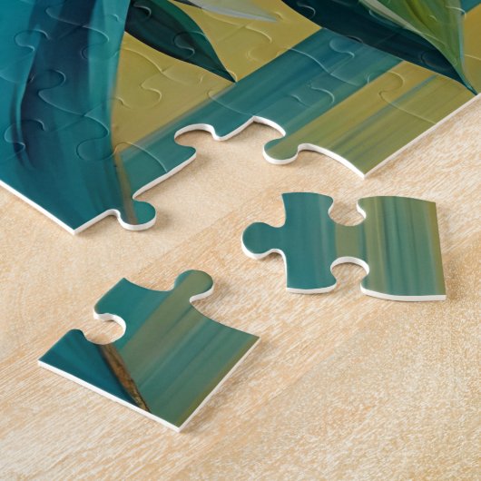 Belle mariée en peinture ジグソーパズル (側面)