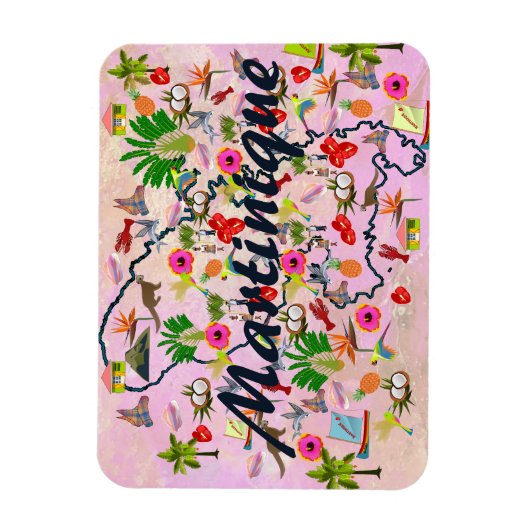 Belle Martinique マグネット (縦)