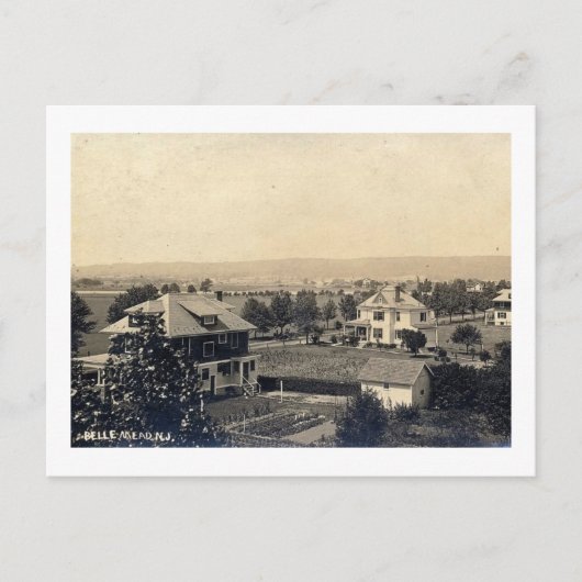 Belle Meade, New Jersey 1910ヴィンテージ ポストカード (正面)