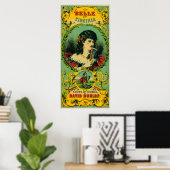 Belle of Virginia Tobacco LabelPetersburg, VA ポスター (ホームオフィス)