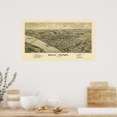 Belle Vernon, PAパノラママップ – 1902 ポスター (キッチン)