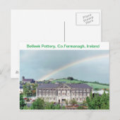 Belleek Tirek、Belleek、Co.Fermanagh（アイルランド） ポストカード (正面/裏面)