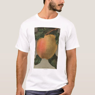 Belleflower AppleのフルーツのChromoの石版 Tシャツ