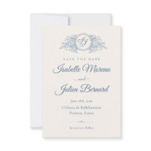 Bellefontaine — フランスブルーの結婚式Save the Date