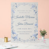 Bellefontaine – French Blue Acrylic Sign アクリルサイン (ウェディング)