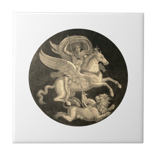 Bellerophon on Pegasus タイル (正面)