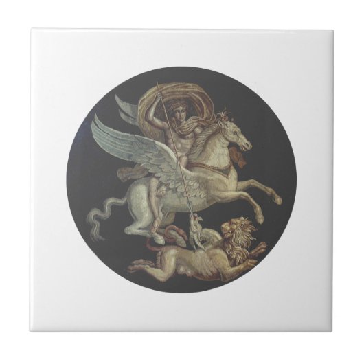Bellerophon on Pegasus タイル (正面)