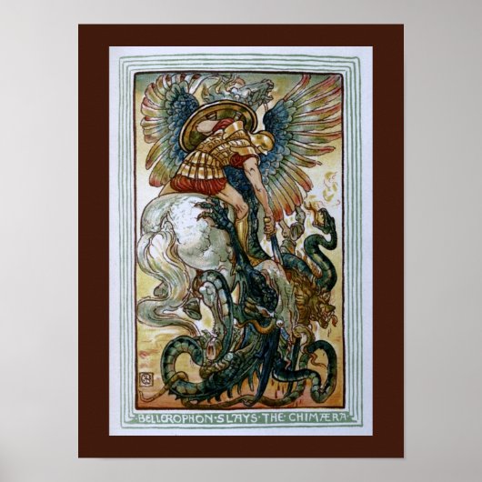 Bellerophon slays the Chimera ポスター (正面)