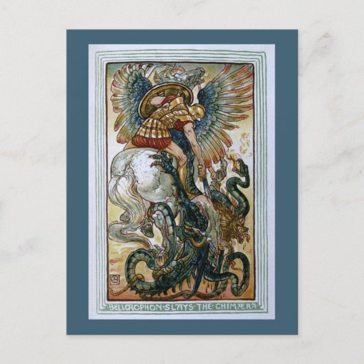 Bellerophon slays the Chimera ポストカード (正面)