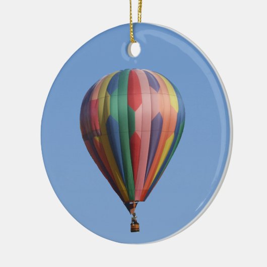 BelleStar熱気球クリスマス セラミックオーナメント (左)
