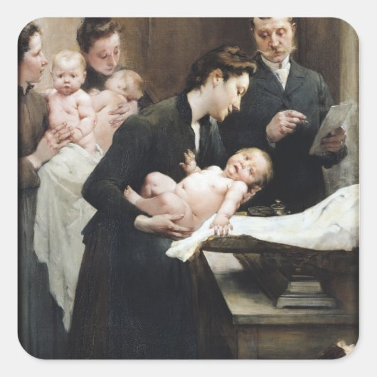 BellevilleDoctor Variot'sのミルクのドロップ スクエアシール (正面)