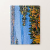 Bellevueの秋の素晴しい色 ジグソーパズル (縦)