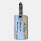 Bellevueの秋の素晴しい色 ラゲッジタグ (裏面縦)