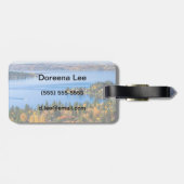 Bellevueの秋の素晴しい色 ラゲッジタグ (裏面横)