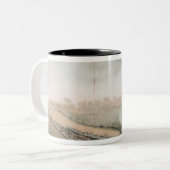 Bellevueの鉄道へのバーセイルズの事故 ツートーンマグカップ (正面左)