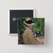 BellevueのManet Manet |夫人 缶バッジ (正面&裏面)