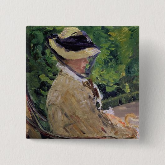BellevueのManet Manet |夫人 缶バッジ (正面)