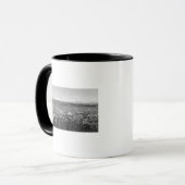 Bellingham, WAタウンビューからSehome Hill 2 マグカップ (正面左)