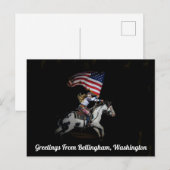 Bellingham, Washingtonポストカードからの挨拶 ポストカード (正面/裏面)