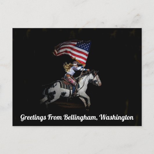 Bellingham, Washingtonポストカードからの挨拶 ポストカード (正面)