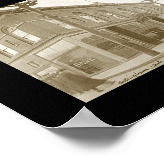 Bellingham Washington写真1909 ポスター (角)