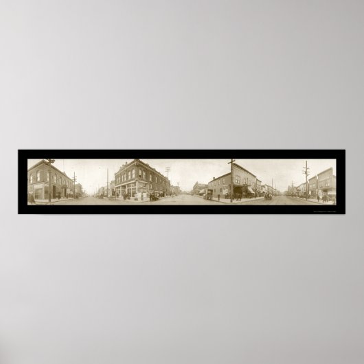 Bellingham Washington写真1909 ポスター (正面)