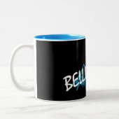 Bellingham Washington Mountains ツートーンマグカップ (左)