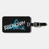 Bellingham Washington Mountains ラゲッジタグ (正面横)