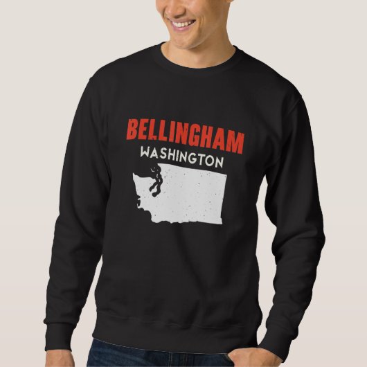 Bellingham Washington USA State America Travel Was スウェットシャツ (正面)