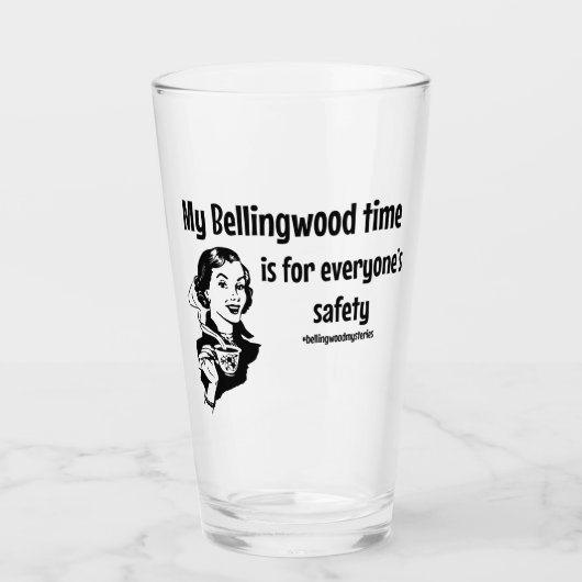 Bellingwood Time Drinking Glass タンブラーグラス (正面)