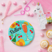 Belliniのカクテル ペーパープレート (パーティー)