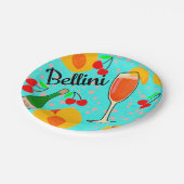 Belliniのカクテル ペーパープレート (アングル)