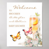 Bellini Butterfly Baby Showerへようこそ ポスター (正面)