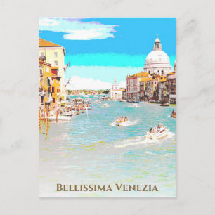 ** Bellissima – 言語イタリアンヴェネツィア。ヴェネツィア ポストカード