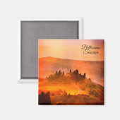 *~* Bellissima Toscana Tuscany イタリアン言語 マグネット (正面/裏面)