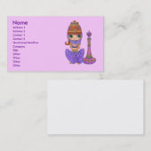 Belllyのダンサーの魔神の女の子の名刺 名刺 (正面/裏面)