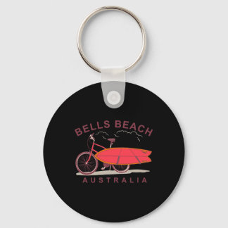 Bells Beach Australia Surfboard Bike Surfer  キーホルダー
