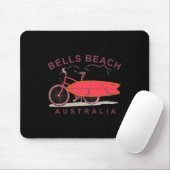 Bells Beach Australia Surfboard Bike Surfer  マウスパッド (マウス)