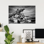 Bells of Buddhist temple ポスター (ホームオフィス)