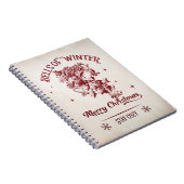 Bells of Winter Vintage Christmas ノートブック (右側)