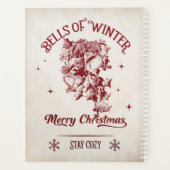 Bells of Winter Vintage Christmas プランナー手帳 (裏面)