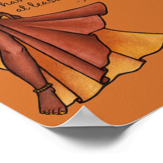 Belly Dancer Quote Dance Every Day ポスター (角)