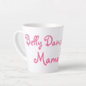 Belly Dancing Mama! カフェラテマグ (左アングル)