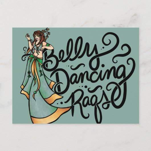 Belly Dancing Raqs Belly Dancer                    ポストカード (正面)