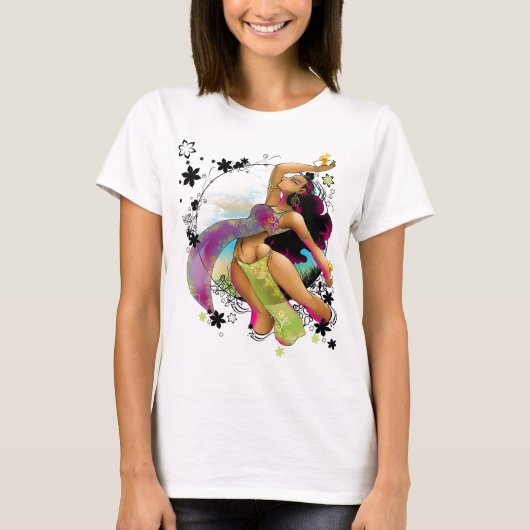 Bellydanceの菓子Gwahzhi Tシャツ (正面)