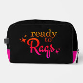 Bellydance "Ready to Raqs"メイクアップバッグ ドップキット (正面)