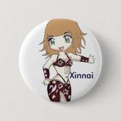 BellyDancerボタン3 缶バッジ (正面)