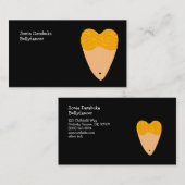 Bellydancingの胴のベリーダンスの名刺 名刺 (正面/裏面)